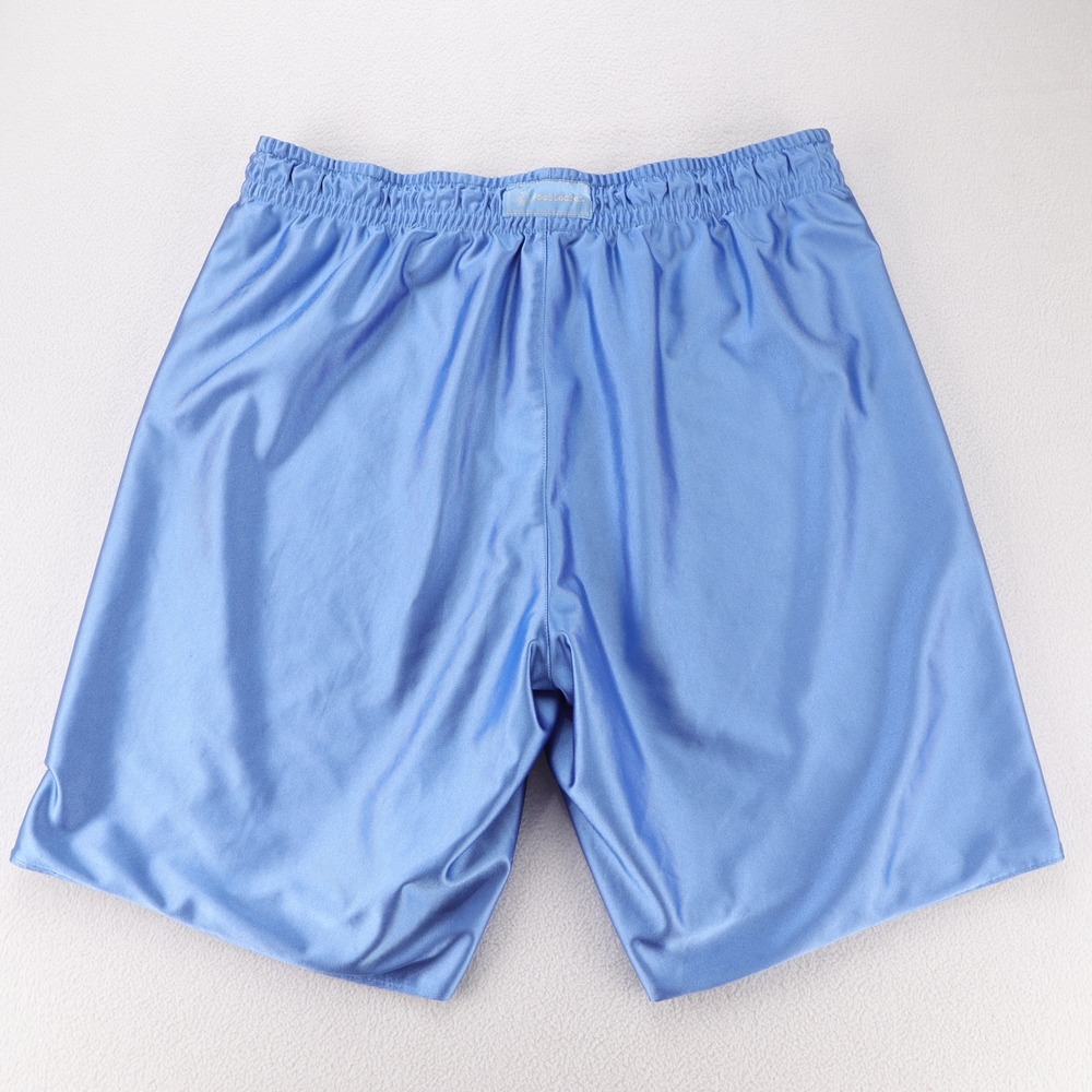 Foot Locker Mens Basketball‎ Shorts Light Blue Elastic Waist Mesh Lined Size L